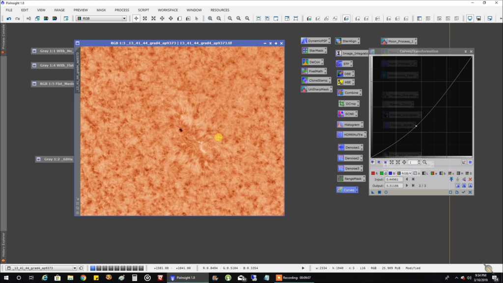 Create Flats For Solar Imaging With the ZWO ASI183MM Discovery