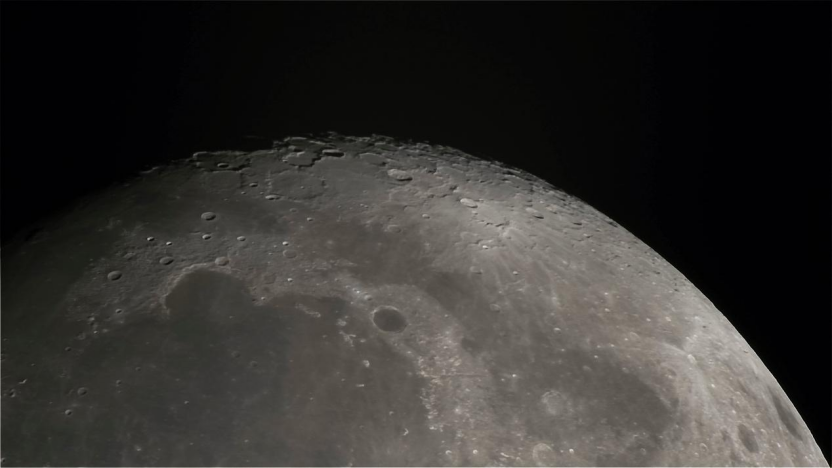 The Moon with a Bresser 200/1000 f/5