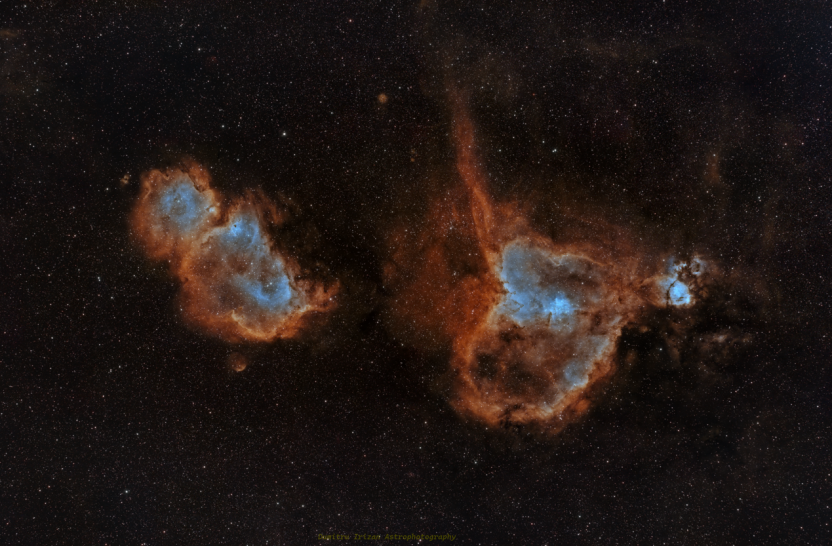 Heart and Soul Nebula ZWO ASI128MC Pro