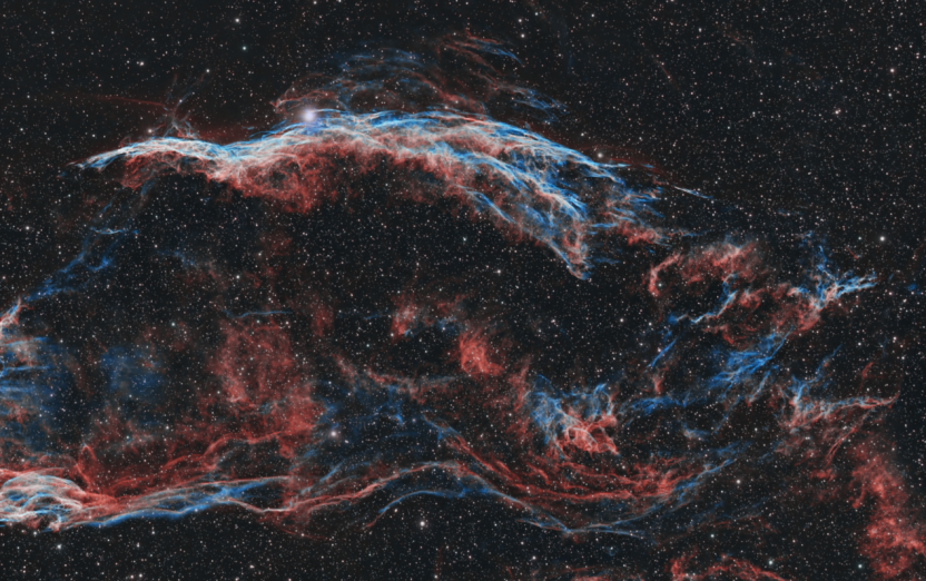 NGC 6990 With the William Optics ZenithStar103 an ZWO ASI 294 MC Pro; 4 hours integration